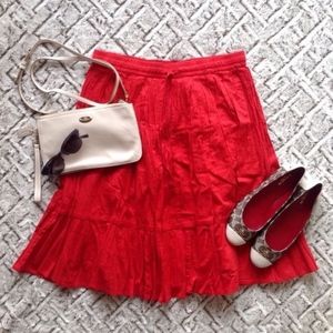 Bright Red Old Navy Skirt